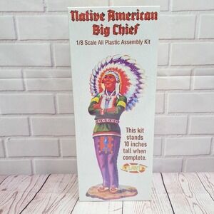 New "Native American Big Chief" reissue by Atlantis 1:8 scale USA Made
